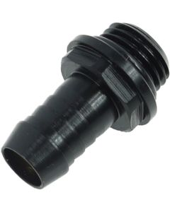 Alphacool 17093 HF 10mm (3/8") Barbed Fitting G1/4 with O-Ring Fatboy - Deep Black Water Cooling Fittings